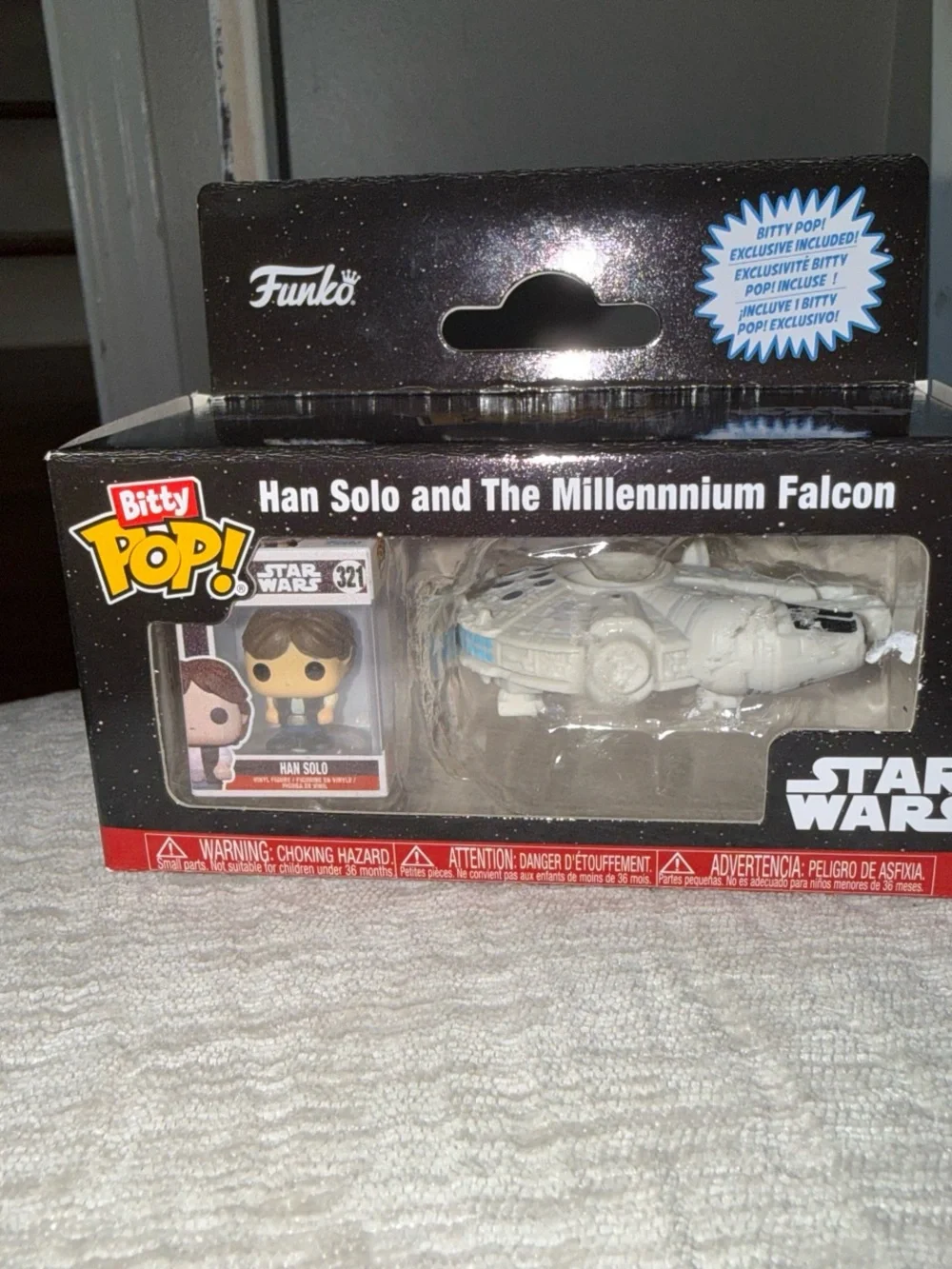 Funko Bitty Pop! Han Solo with Blue Accent Packaging